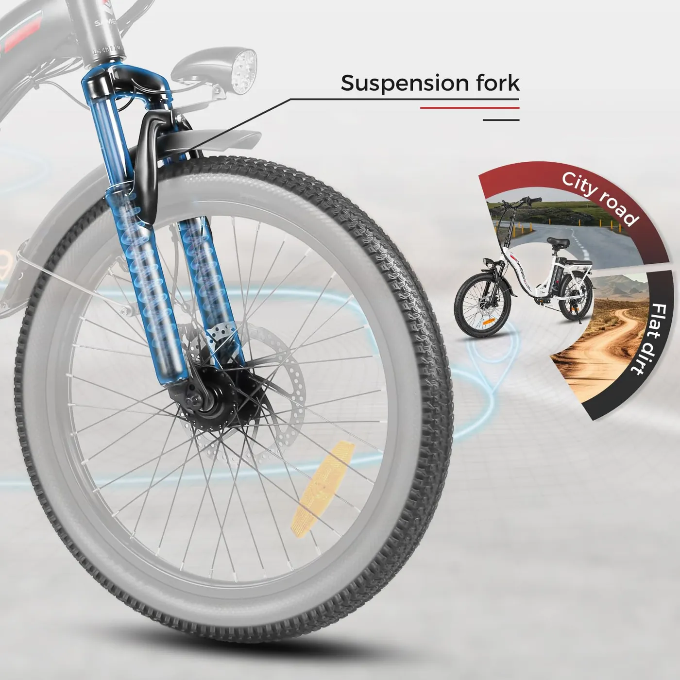 SAMEBIKE CY20 Vouwfiets – foto 4