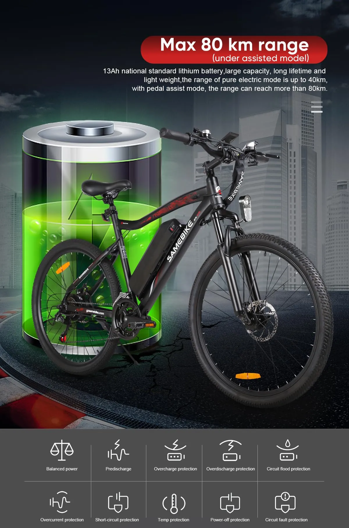 SAMEBIKE SY26 – foto 3
